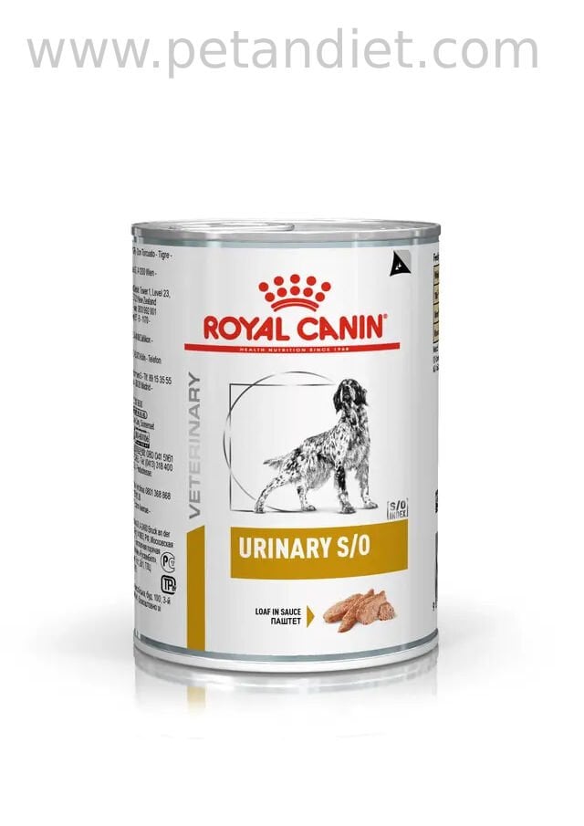 Royal Canin Urinary S/O 6x410 Gr Köpek Yaş Maması (SKT:04.2027) – İdrar Yolu Sağlığı İçin Veteriner Diyet