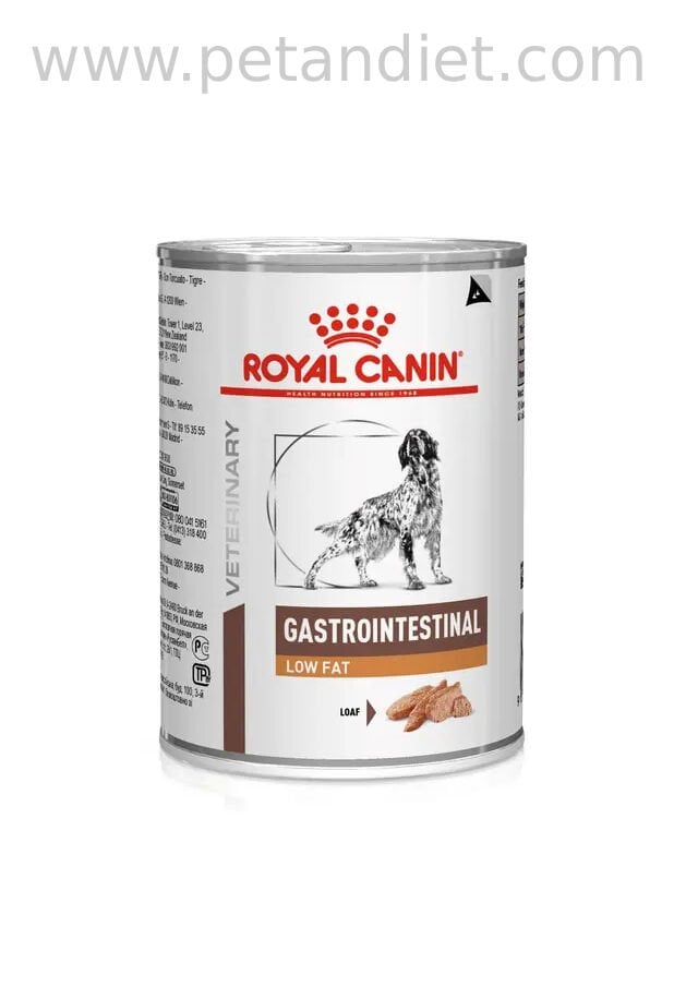 Royal Canin Gastrointestinal Low Fat 6x420 Gr Köpek Yaş Maması (SKT:09.2027) – Düşük Yağlı Sindirim Destekleyici Veteriner Diyet