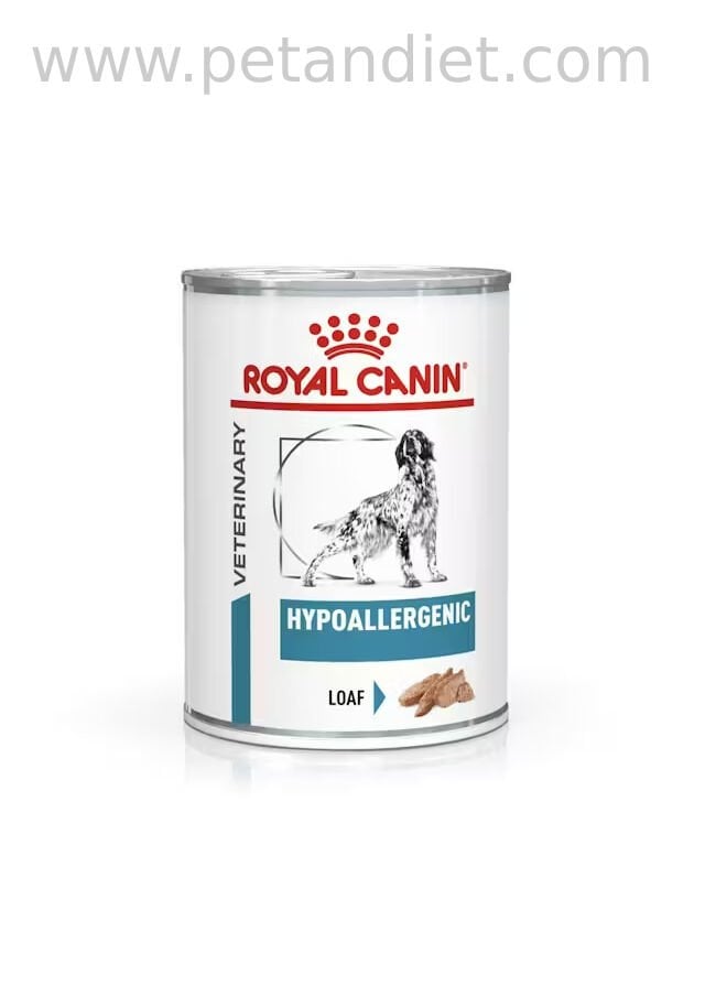 Royal Canin Hypoallergenic 6x400 g Yaş Köpek Maması (SKT:03.2027) – Gıda Alerjileri İçin Veteriner Diyet