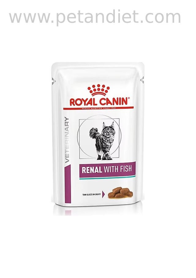 Royal Canin Renal Balık 12×85 g Yaş Kedi Maması – Böbrek Sağlığı İçin Veteriner Diyet