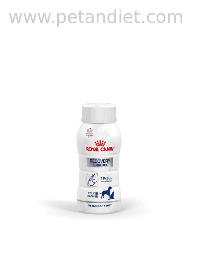Royal Canin Recovery Liquid 3x200ml – Yoğun Bakım ve İyileşme Dönemi İçin Veteriner Diyet