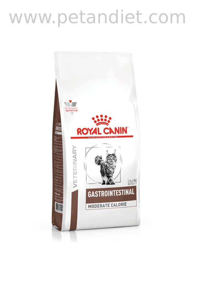 Royal Canin Gastrointestinal Moderate Calorie 2 Kg Kedi Maması – Sindirim & Kilo Kontrolü İçin Veteriner Diyet