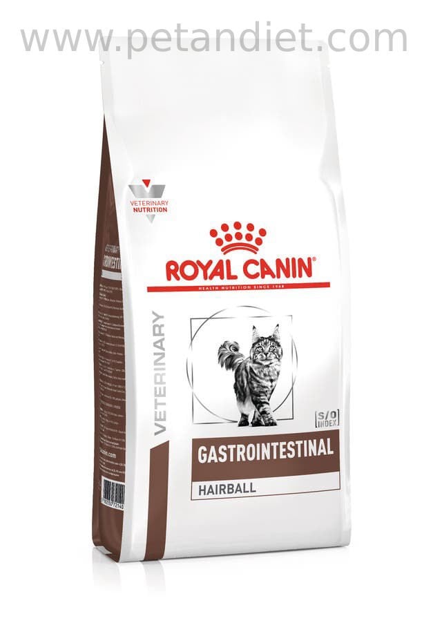 Royal Canin Gastrointestinal Hairball 4 Kg Kedi Maması (SKT:06.2027) – Sindirim & Tüy Yumağı Kontrolü İçin Veteriner Diyet