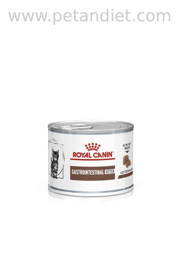 Royal Canin Gastrointestinal Kitten 6x195 g Yaş Kedi Maması – Yavru Kediler İçin Sindirim Destekleyici Veteriner Diyet