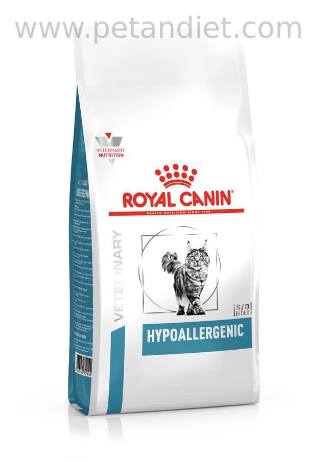 Royal Canin Hypoallergenic 2.5 Kg Kedi Maması – Gıda Alerjileri İçin Veteriner Diyet
