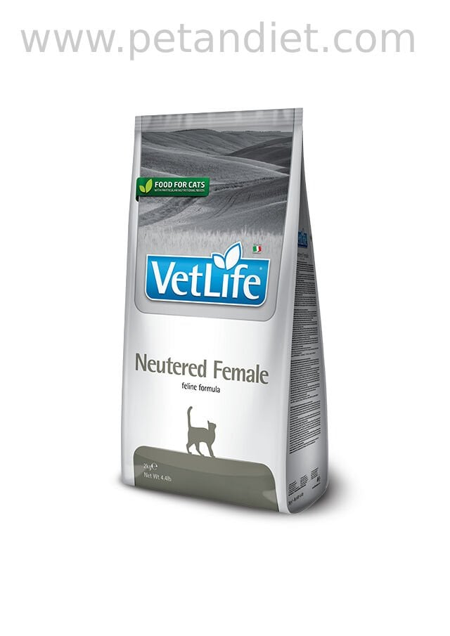 Vetlife Neutered Female 2 Kg Kedi Maması | Kısırlaştırılmış Dişi Kediler İçin