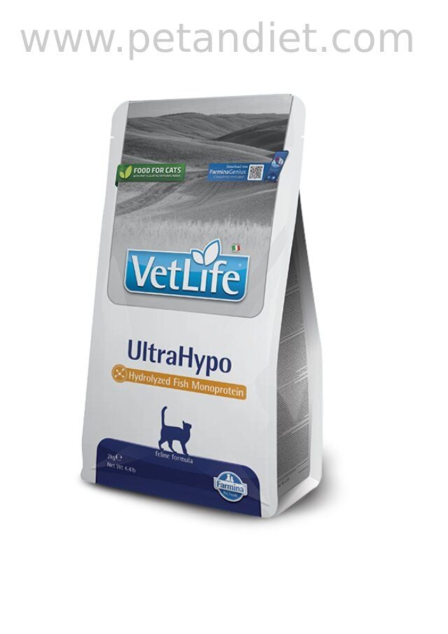 Vetlife Ultrahypo 2 KG Kedi Maması | Şiddetli Gıda Alerjileri İçin Veteriner Diyet