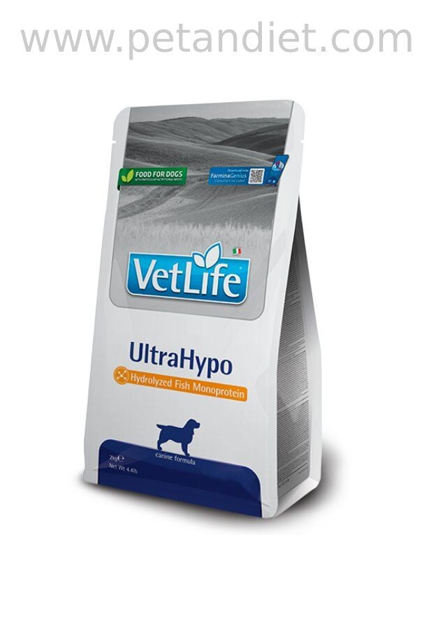 Vetlife Ultrahypo 2 KG Köpek Maması | Şiddetli Gıda Alerjileri İçin Veteriner Diyet