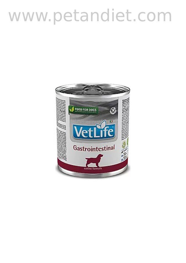 Vetlife Gastrointestinal 6x300 GR Köpek Yaş Maması | Sindirim Destekleyici Veteriner Diyet (SKT:2028)