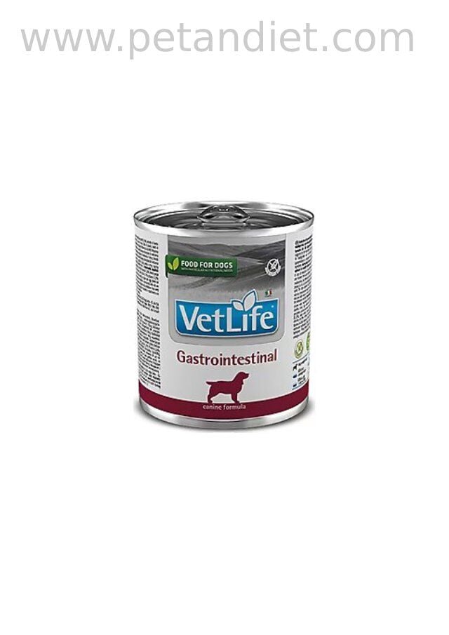 Vetlife Gastrointestinal 6x300 GR Köpek Yaş Maması | Sindirim Destekleyici Veteriner Diyet (SKT:2028)
