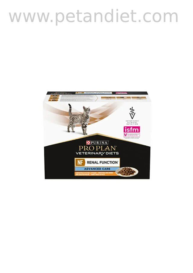 Pro Plan NF Renal Tavuklu Pouch Kedi Maması 10x85g | Böbrek Destekleyici Veteriner Diyet Kedi Yaş Maması