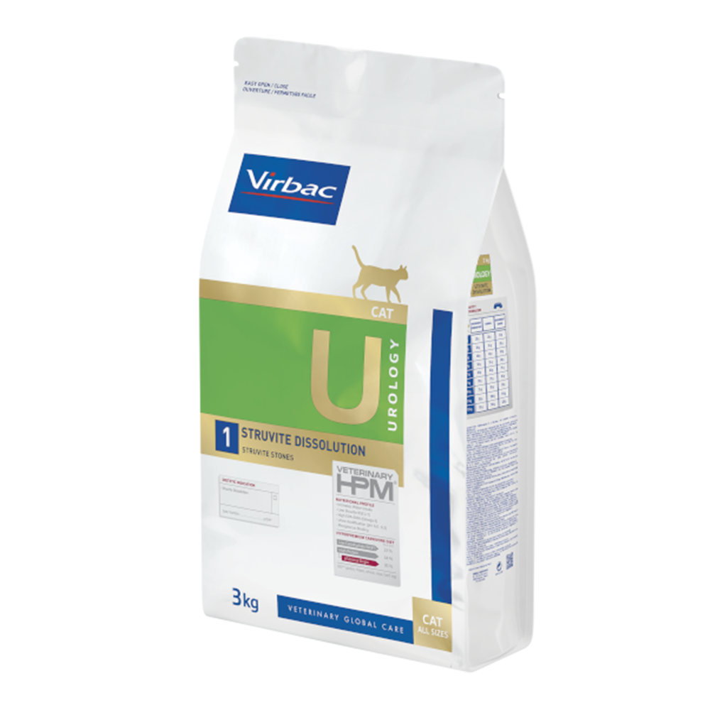 Virbac U1 Urology Struvite Dissolution Kedi Maması 3 Kg (SKT:05.2027)
