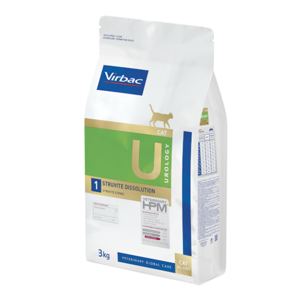 Virbac U1 Urology Struvite Dissolution Kedi Maması 3 Kg (SKT:05.2027)