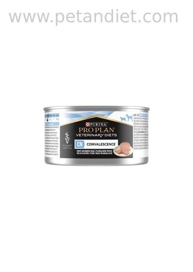 Pro Plan Veterinary Diets CN 6 x 195 g | Kritik Bakım Yaş Mama (Kedi & Köpek) SKT :10.26