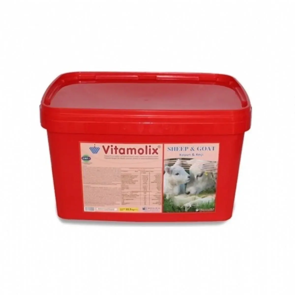 Vitamolix Sheep Koyun Ve Keçi için Yalama Kovası 22.5 Kg