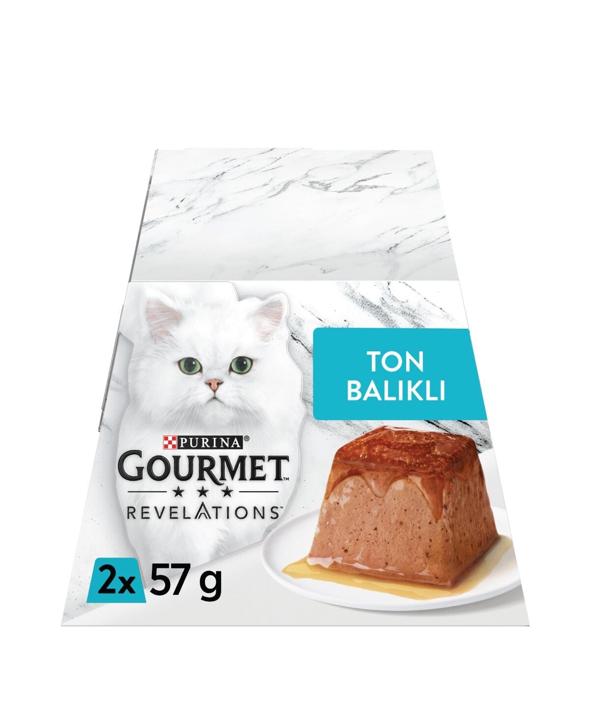 Purina Gourmet Revelations Ton Balıklı  Konserve Kedi Maması 2 X 57 Gr-12 ADET (SKT:11.2027)