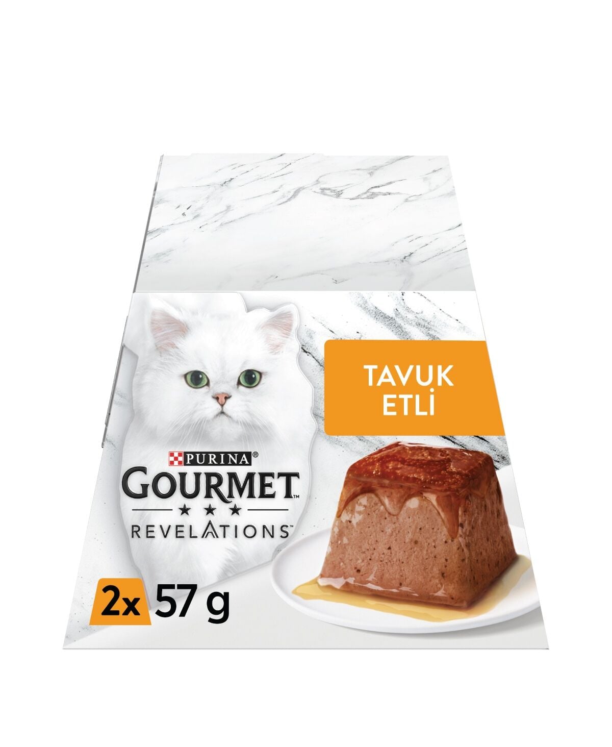 Purina Gourmet Revelations Tavuk Etli Kedi Konserve Maması 2 x 57 Gr-12 ADET ( SKT: 12.2027 )