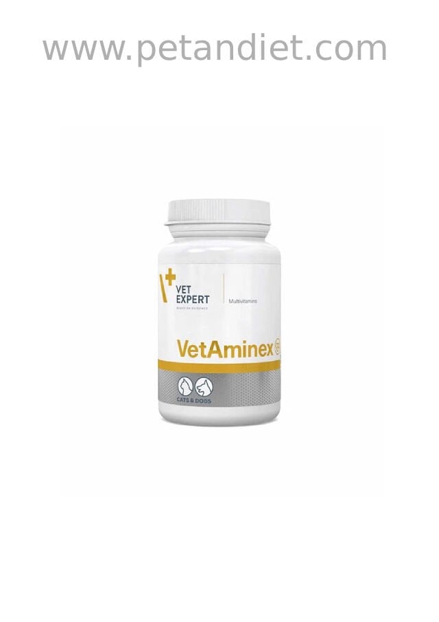Vet Expert VetAminex 60 Kapsül (SKT:2028) | Kedi ve Köpekler İçin Vitamin & Mineral Desteği