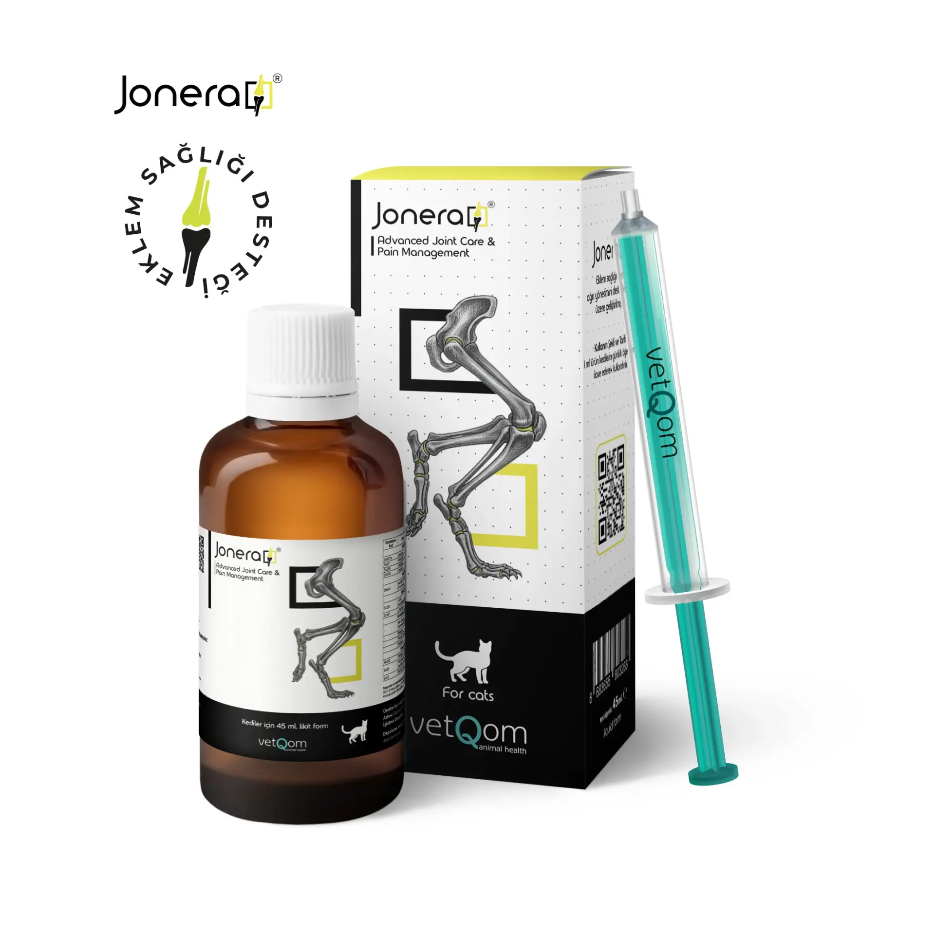 vetQom Jonera Köpek – Joint Care Eklem Sağlığı – Ağrı Yönetimi – 90 ml. ( SKT:2028 )
