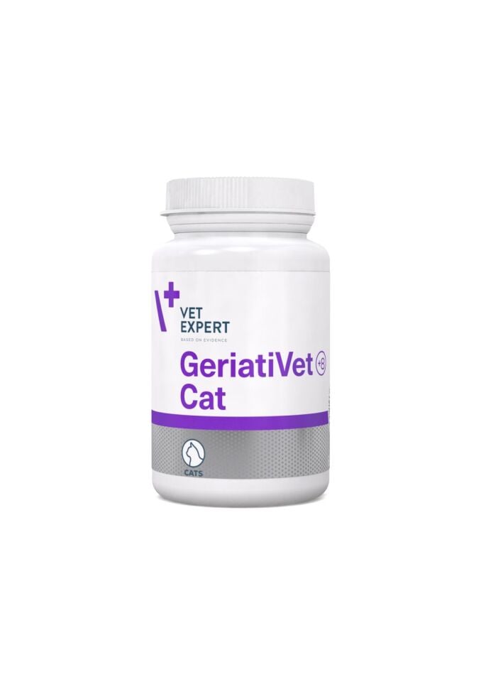 Vet Expert Geriativet Cat 60 Kapsül (SKT:10.2027) | Kediler için Takviye