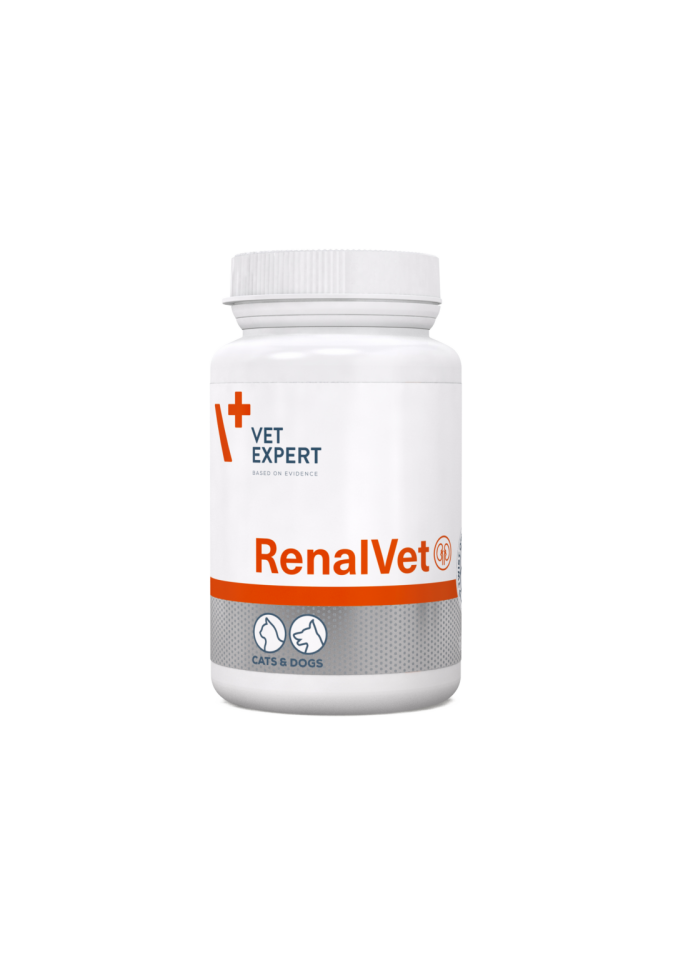 Vet Expert Renalvet 60 Kapsül (SKT:2028) | Kedi & Köpek için Böbrek Desteği
