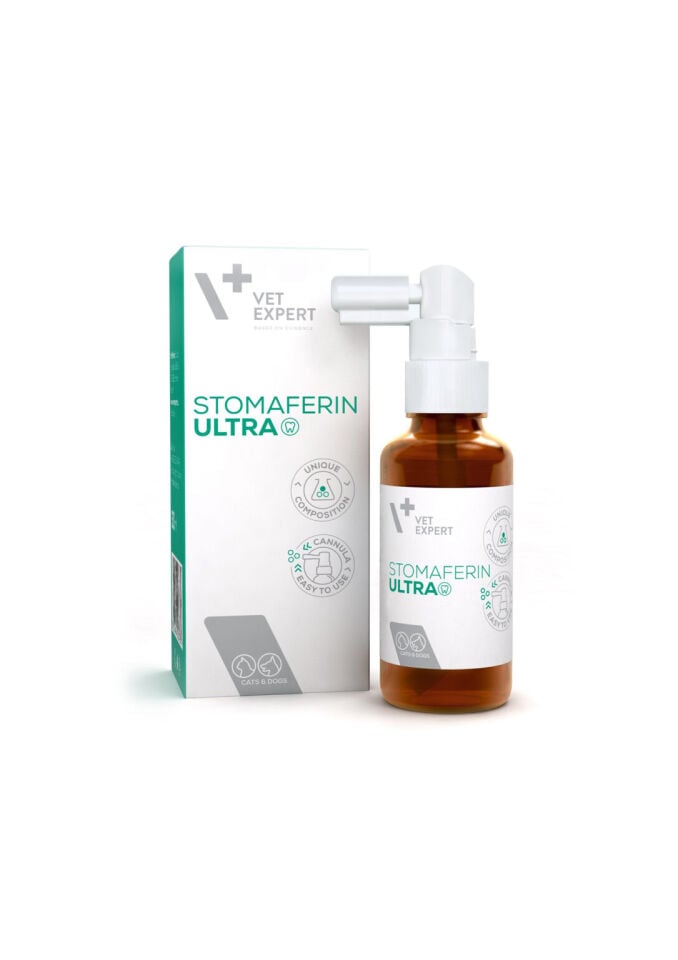 Vet Expert Stomaferin Ultra 30 Ml (SKT:2028) |  Kedi & Köpek için Ağız Sağlığı