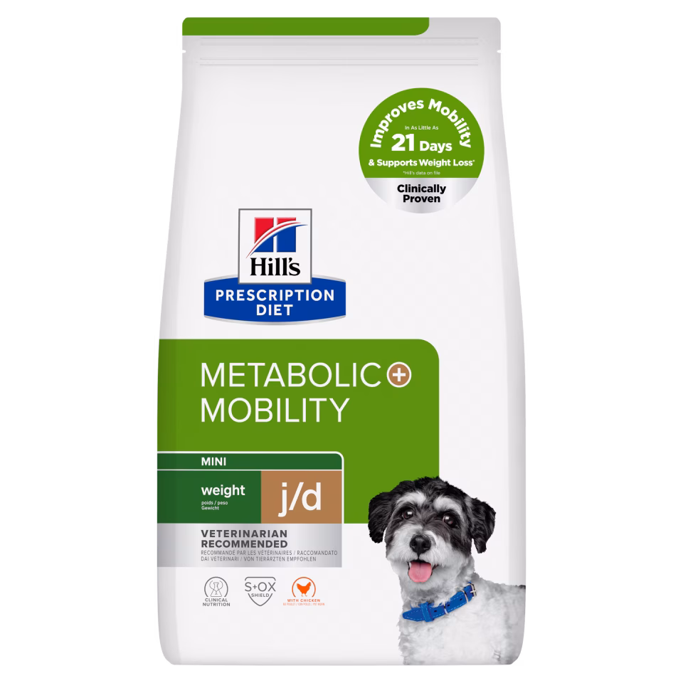 Hill's Prescription Diet Metabolic + Mobility j/d Mini Irk Köpek Maması 6 Kg (SKT:02.2028)
