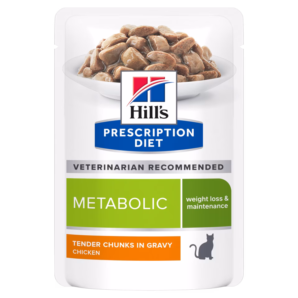 Hill's Prescription Diet Metabolic Kedi Pouch 12 x 85 Gr  ( SKT:02.2027 )