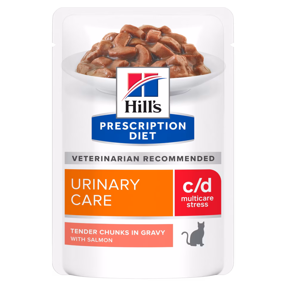 Hill's Prescription Diet c/d Multicare Stress Somonlu Kedi Pouch 12 x 85 Gr ( SKT:10.2027 )