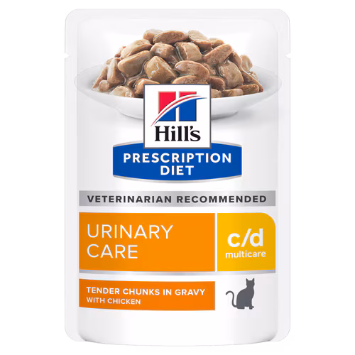 Hill's Prescription Diet Multicare c/d Tavuklu Kedi Pouch 12 x 85 Gr (SKT:09.2027)