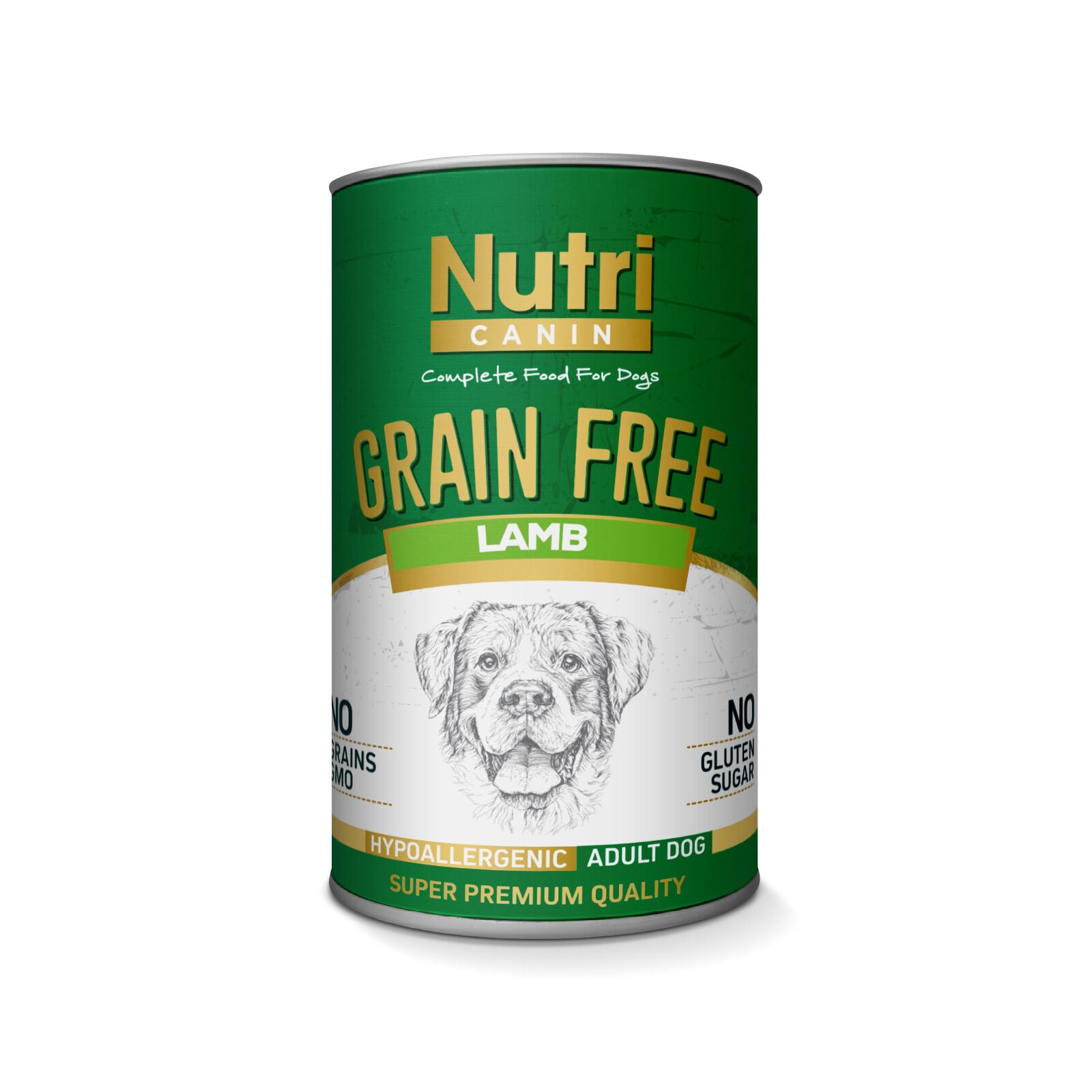 Nutri Canin Grain Free Tahılsız Kuzu Etli Patesli Köpek Konservesi 400 Gr (6 ADET)