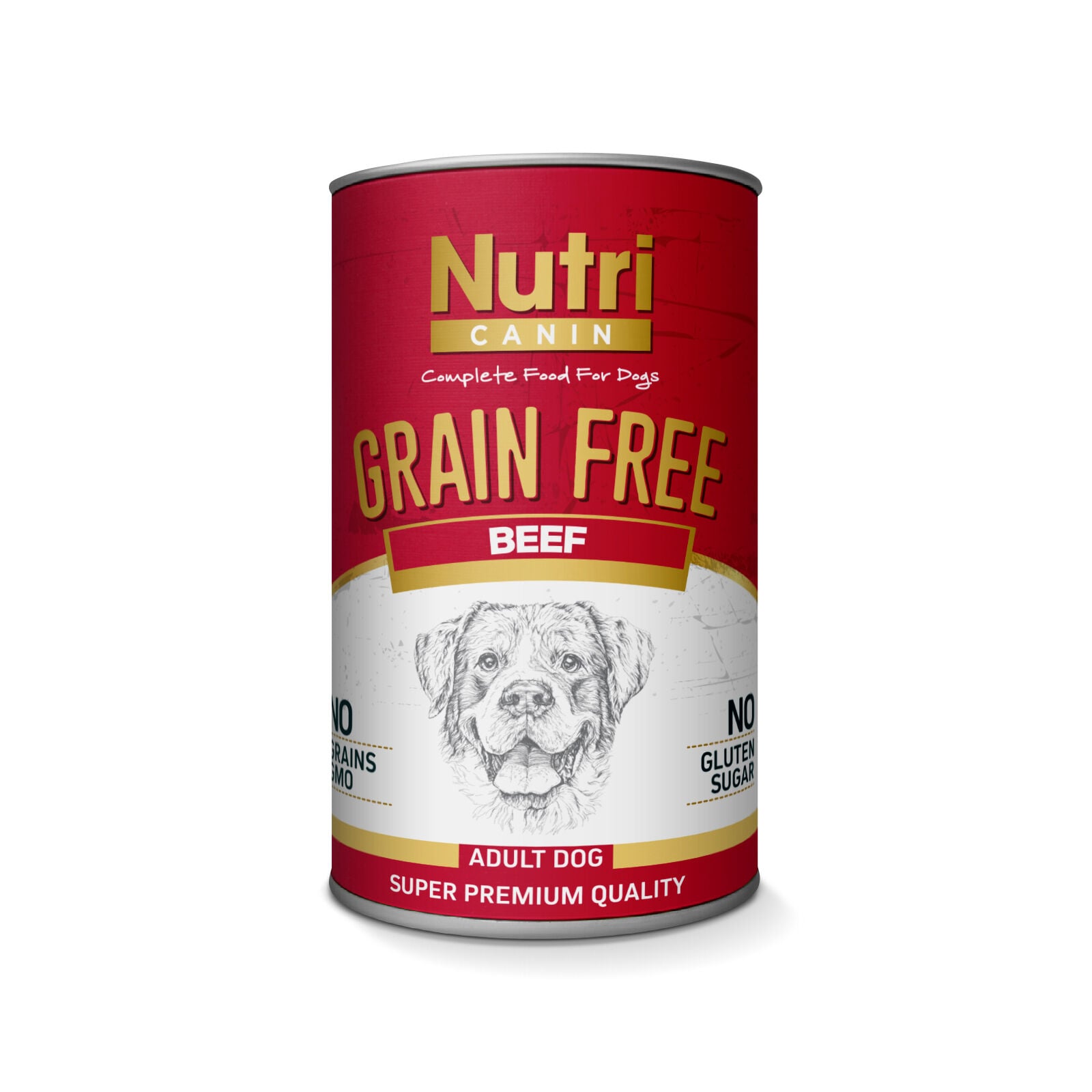 Nutri Canin Grain Free Tahılsız Biftekli Patatesli Köpek Konservesi 400 Gr (6 ADET)
