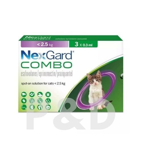 Nexgard Combo Yavru Kediler İçin İç Dış Parazit Damlası SKT:05.2027