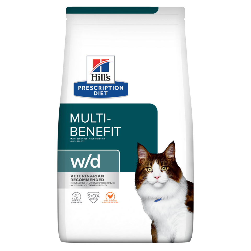 Hill's Prescription Diet w/d Multi-Benefit Kedi Maması 3 Kg (SKT:10.2027)