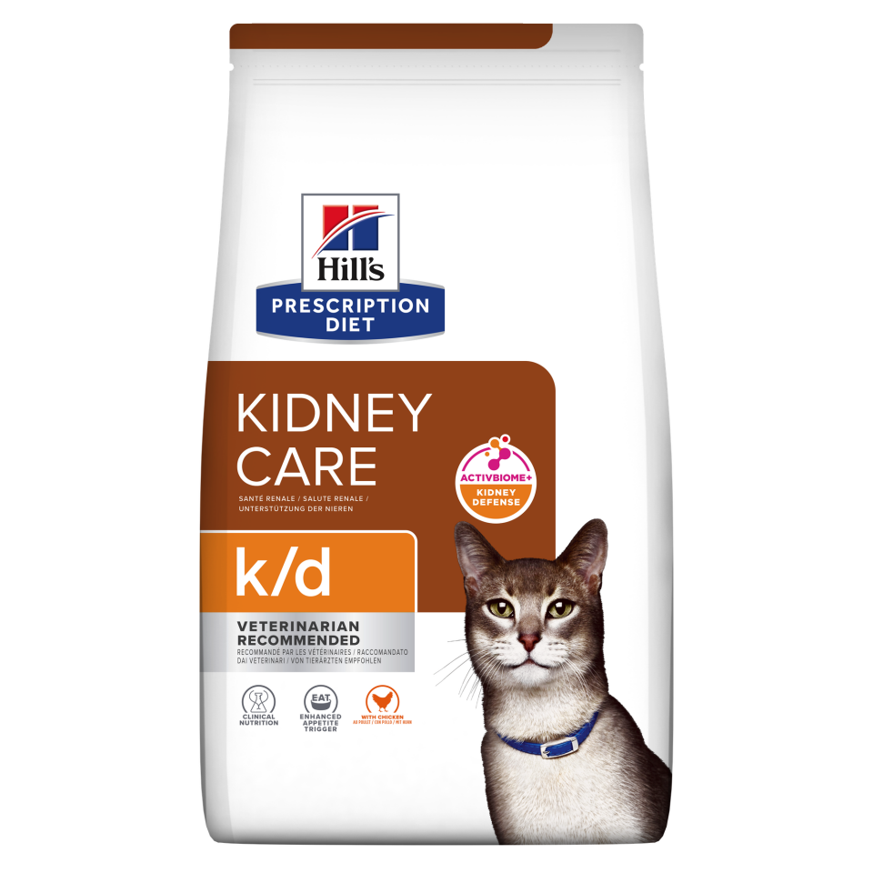 Hill's Prescription Diet k/d Tavuklu Kedi Maması 1.5 Kg (SKT:08.2027)