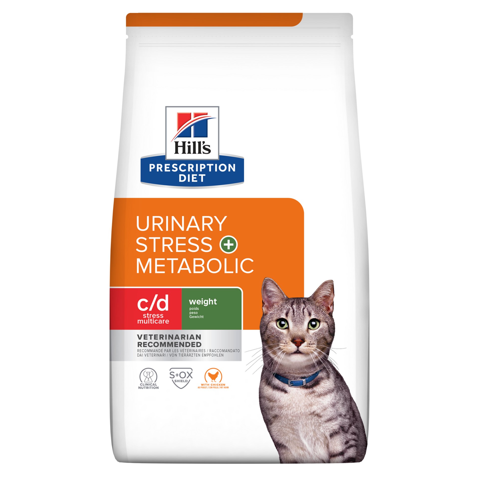 Hill's Prescription Diet c/d Urinary+ Stress + Metabolic + Weight Kedi Maması 1.5 Kg (SKT:08.2027)