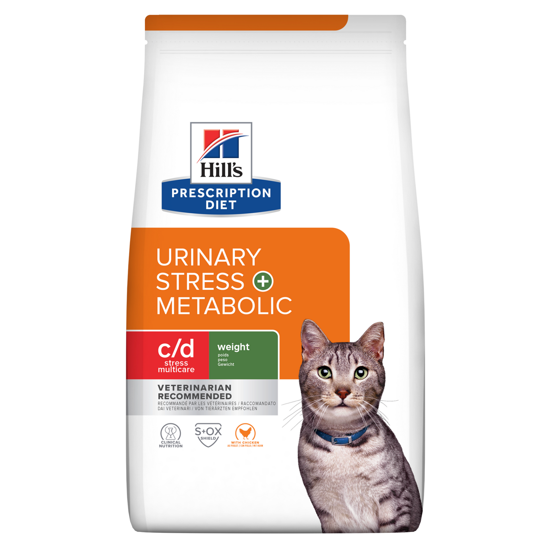 Hill's Prescription Diet c/d Urinary+ Stress + Metabolic + Weight Kedi Maması 1.5 Kg (SKT:08.2027)