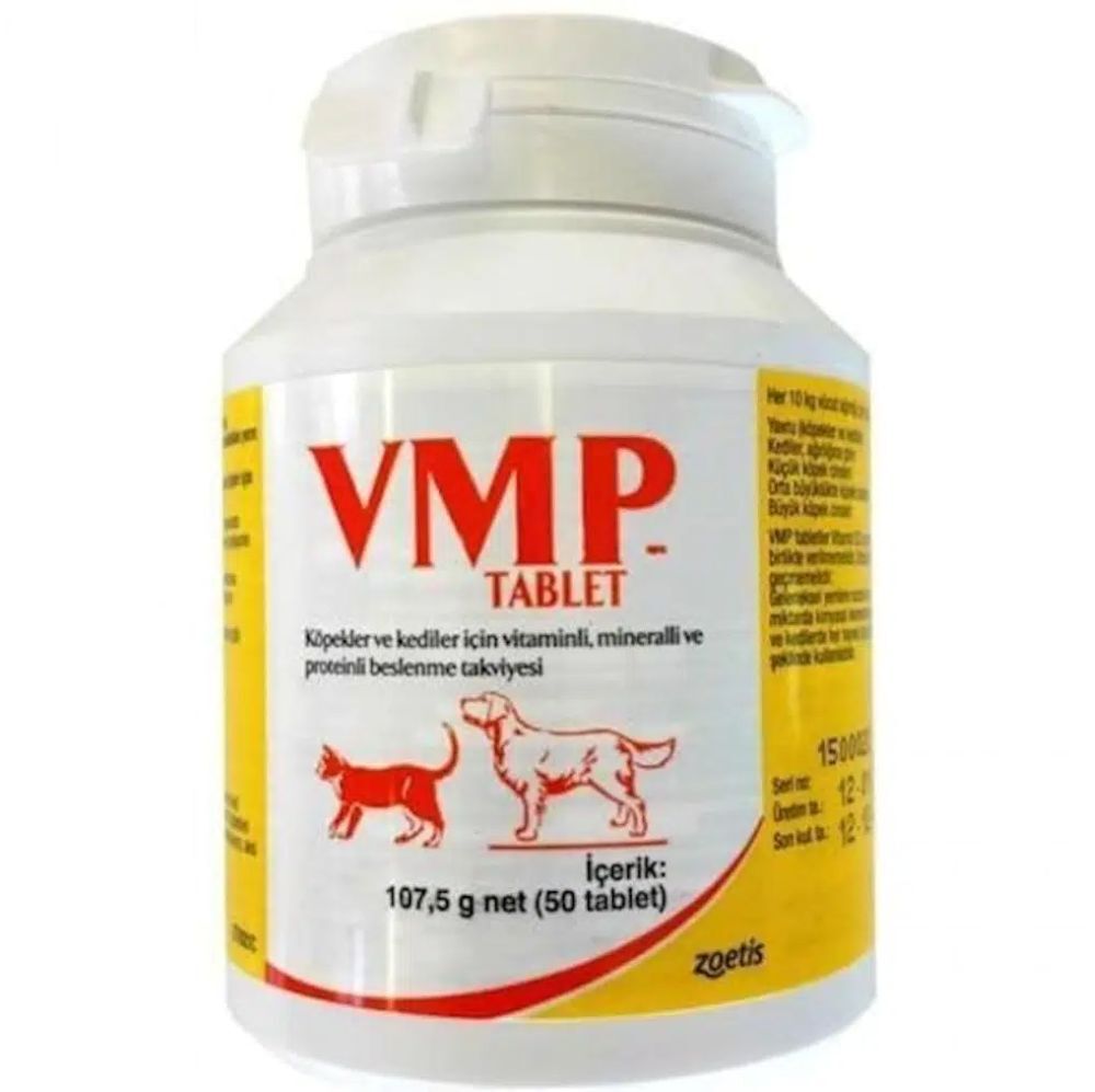Zoetis VMP Deri Ve Tüy Sağlığını Koruyucu Biotin Çinko Tablet (50 Tablet)