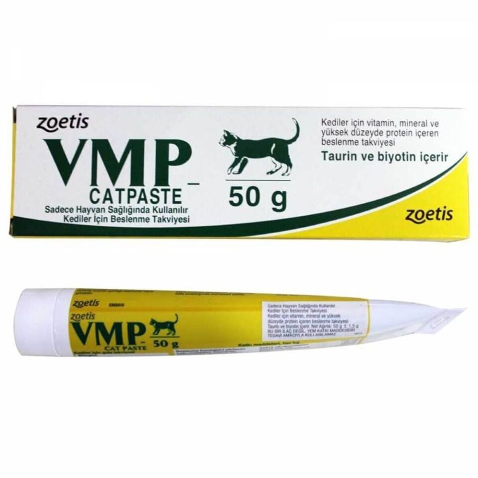 Zoetis VMP Cat Paste Taurin ve Biyotin Kedi Vitamin Macunu 50 gr