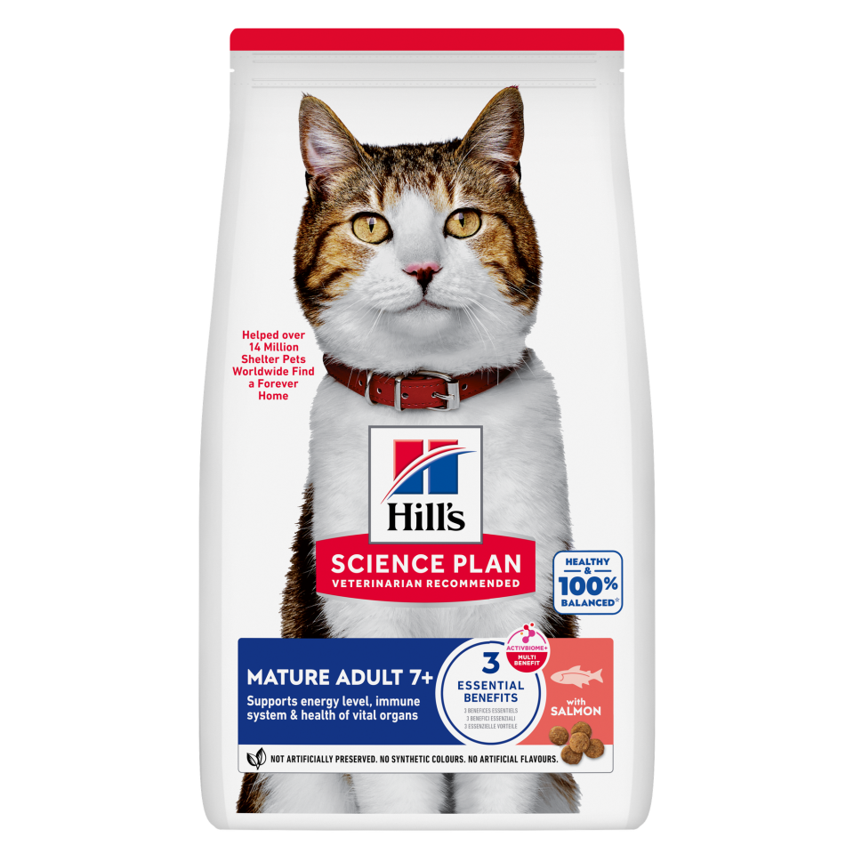 Hill's SCIENCE PLAN 7+ Somonlu Yaşlı Kedi Maması 1,5 kg
