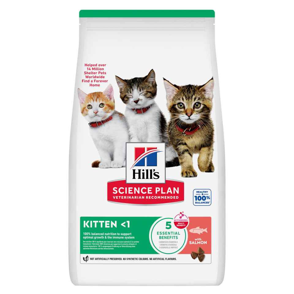 Hill's SCIENCE PLAN Somonlu Yavru Kedi Maması 5+2 KG  ( SKT : 07.2027 )