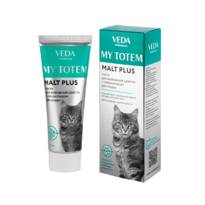 Veda Premium My Totem Malt Plus Kedi 75 ML skt:07/2027