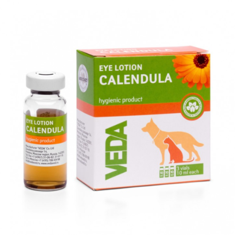 Veda Calendula Eye Lotion 3x10 ml (skt:12/2026)