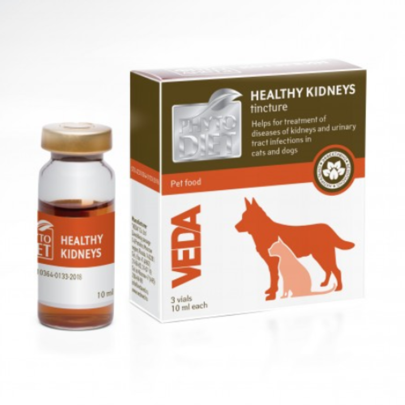 Veda Phytodiet Healthy Kidneys Tincture Kedi/Köpek 3x10 ml