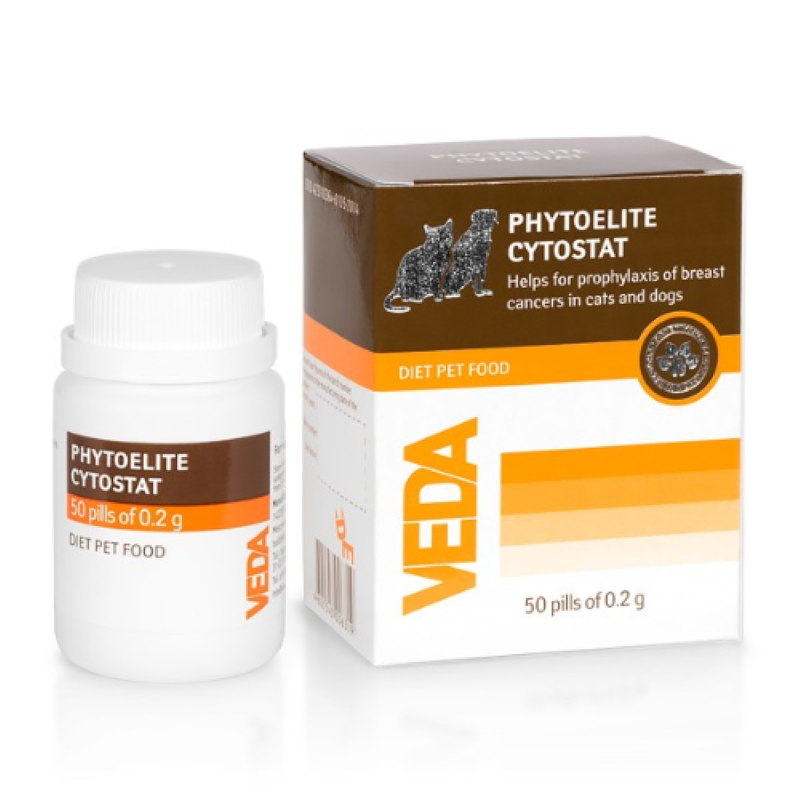 Veda Phytoelite Cytostat Kedi Köpek Tamamlayıcı 50 Tablet skt:06/2027