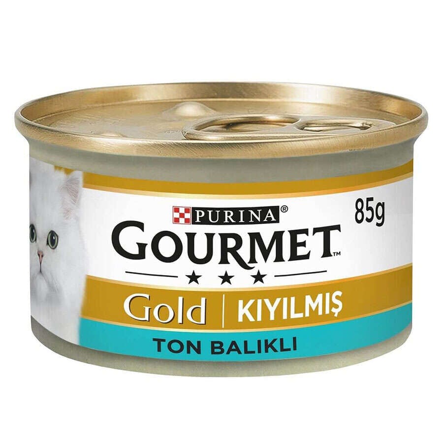 Purina Gourmet Gold Kıyılmış Ton Balıklı Kedi Konservesi 85 Gr x 24 Adet