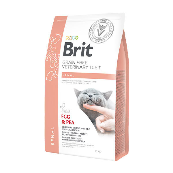 Brit Care Veterinary Diet Renal Böbrek Yetmezliği Olan Kediler İçin Tahılsız Kedi Maması 2 Kg