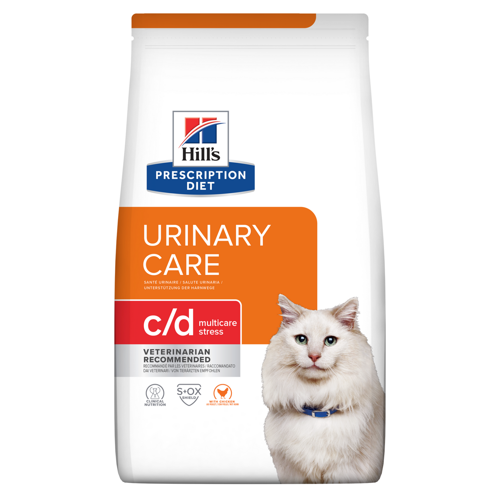 Hill's Prescription c/d Multicare Stress Tavuklu Kedi Maması 3 Kg ( SKT: 10.2027 )