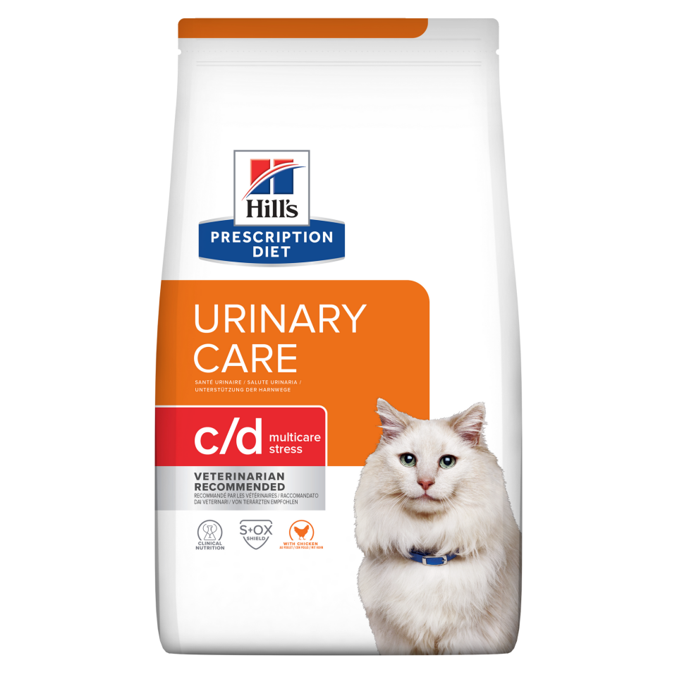 Hill's Prescription c/d Multicare Stress Tavuklu Kedi Maması 3 Kg ( SKT: 10.2027 )