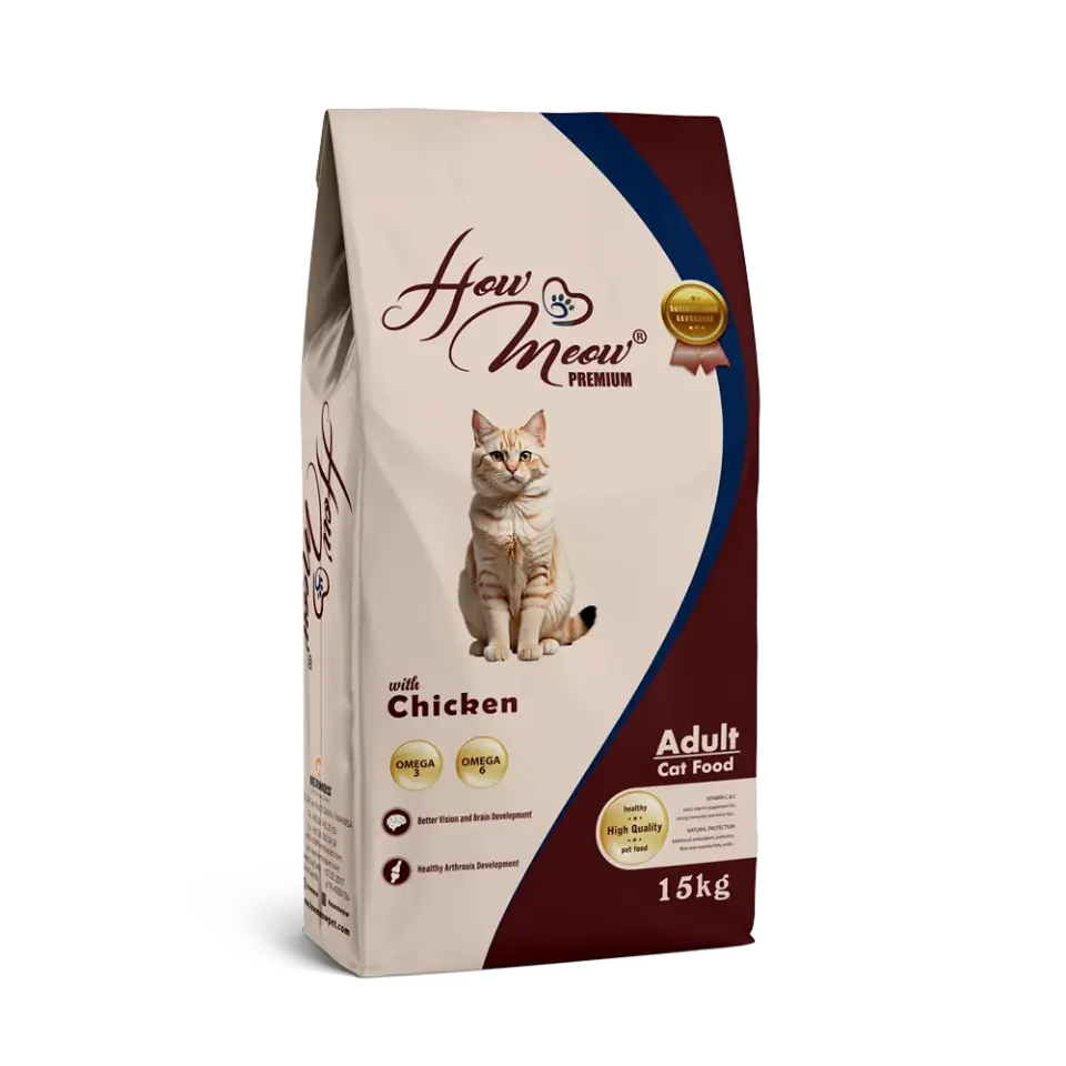 How Meow Yetişkin Kedi Maması Tavuklu  15 Kg    SKT:08.2027